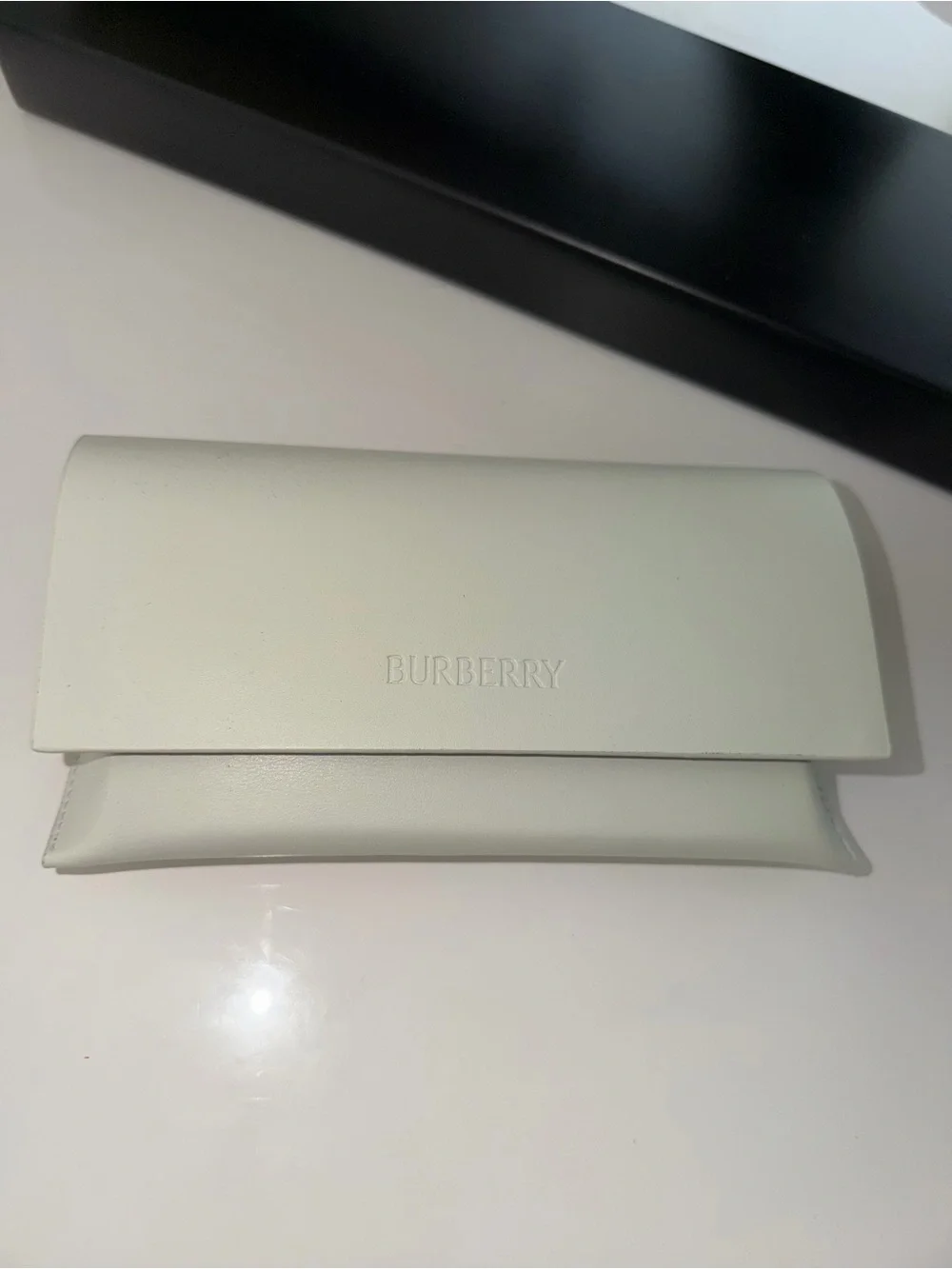 Burberry Black Front Sunglasses with Tortoise Temples